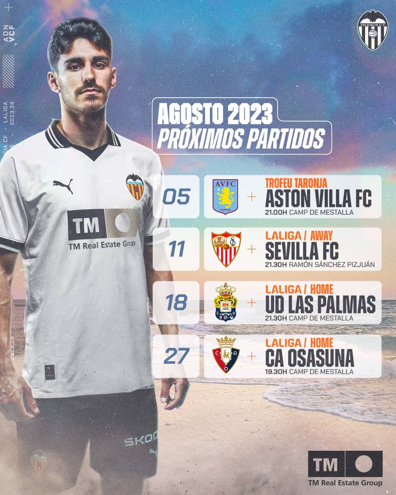 Partidos de la liga valencia