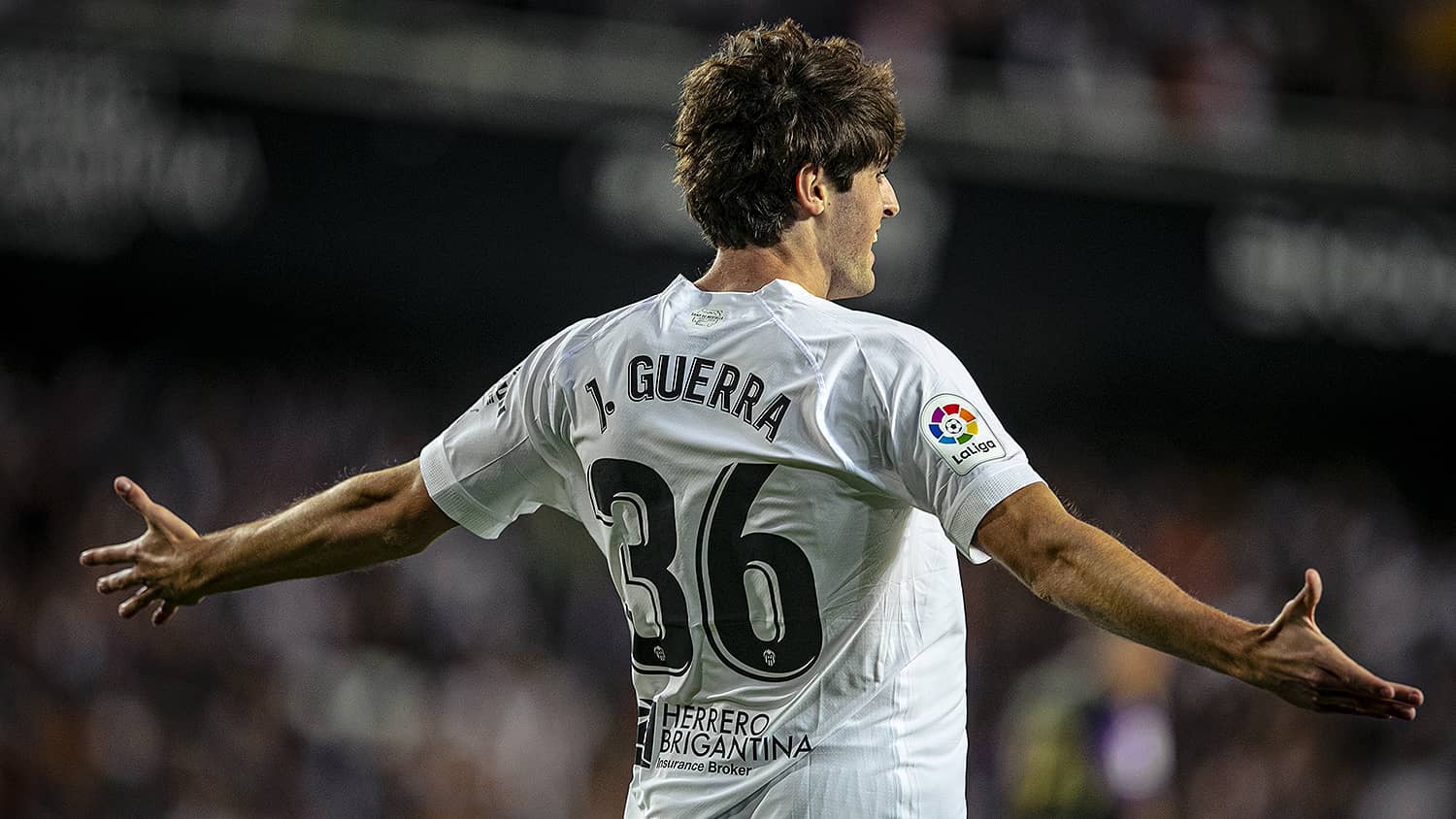 Guerra: "I found myself in a spot to shoot from and it turned out well" - Valencia CF