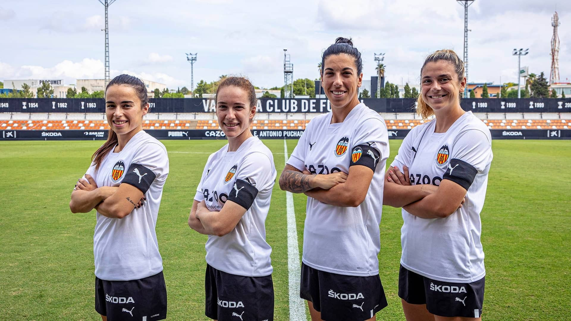 Jugadores de valencia club de fútbol femenino