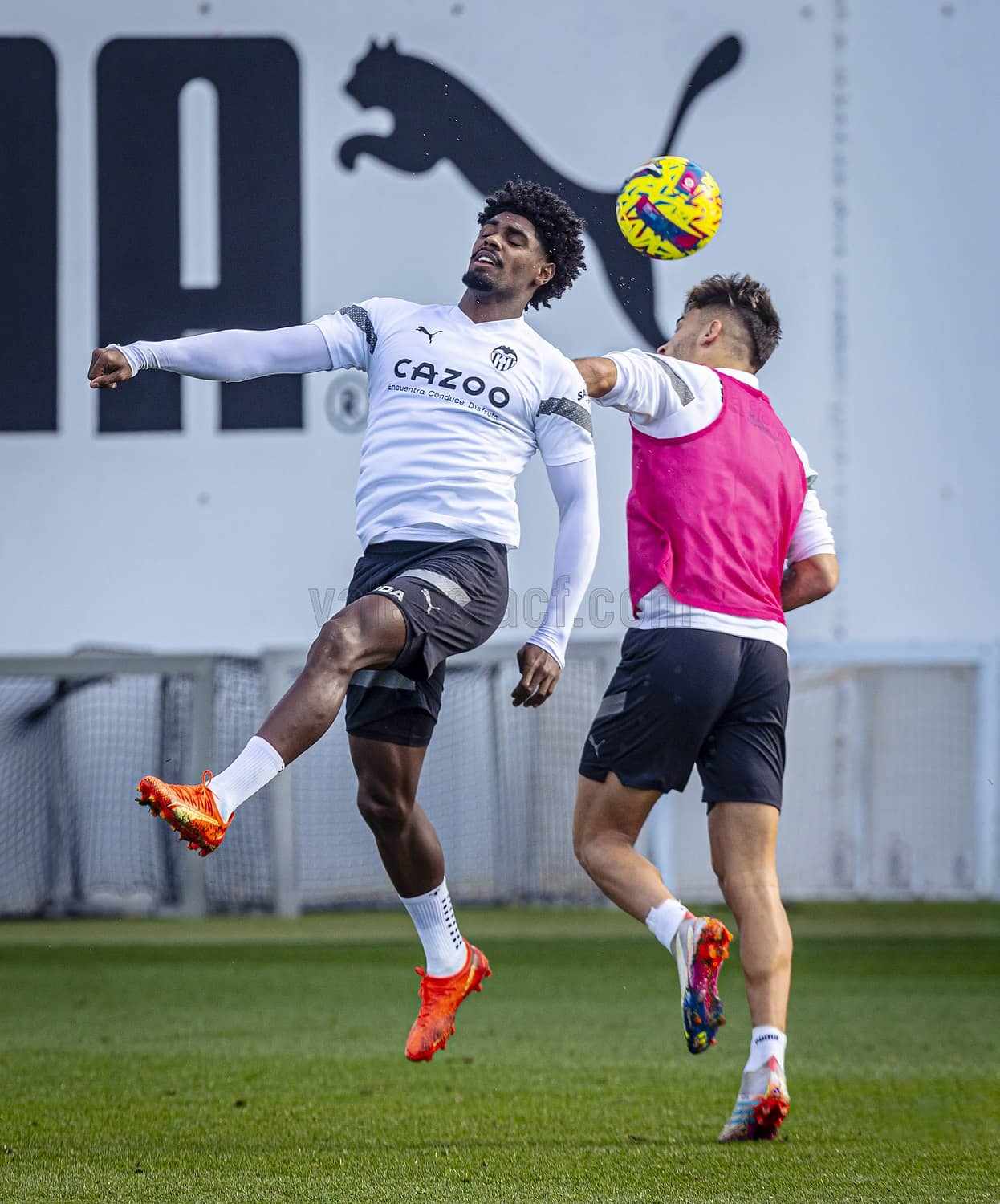 Último entrenamiento antes del partido ante el AZ Alkmaar - Valencia CF