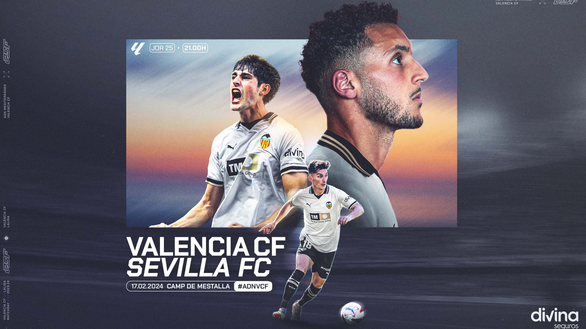 PREVIA  El Valencia CF, a por el triunfo ante el Sevilla FC en el Camp de  Mestalla - Valencia CF