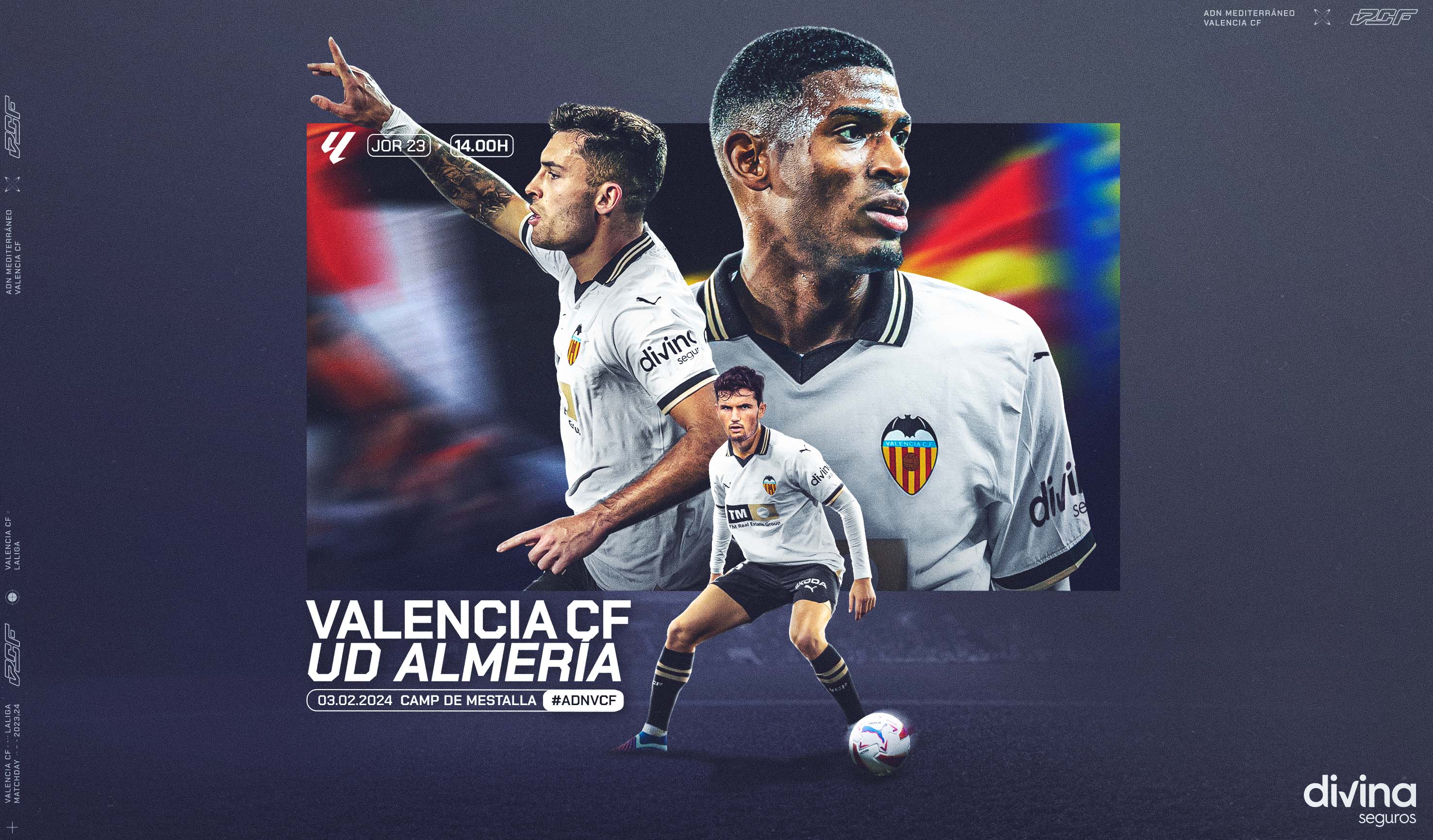 Valencia cf vs ud almería lineups