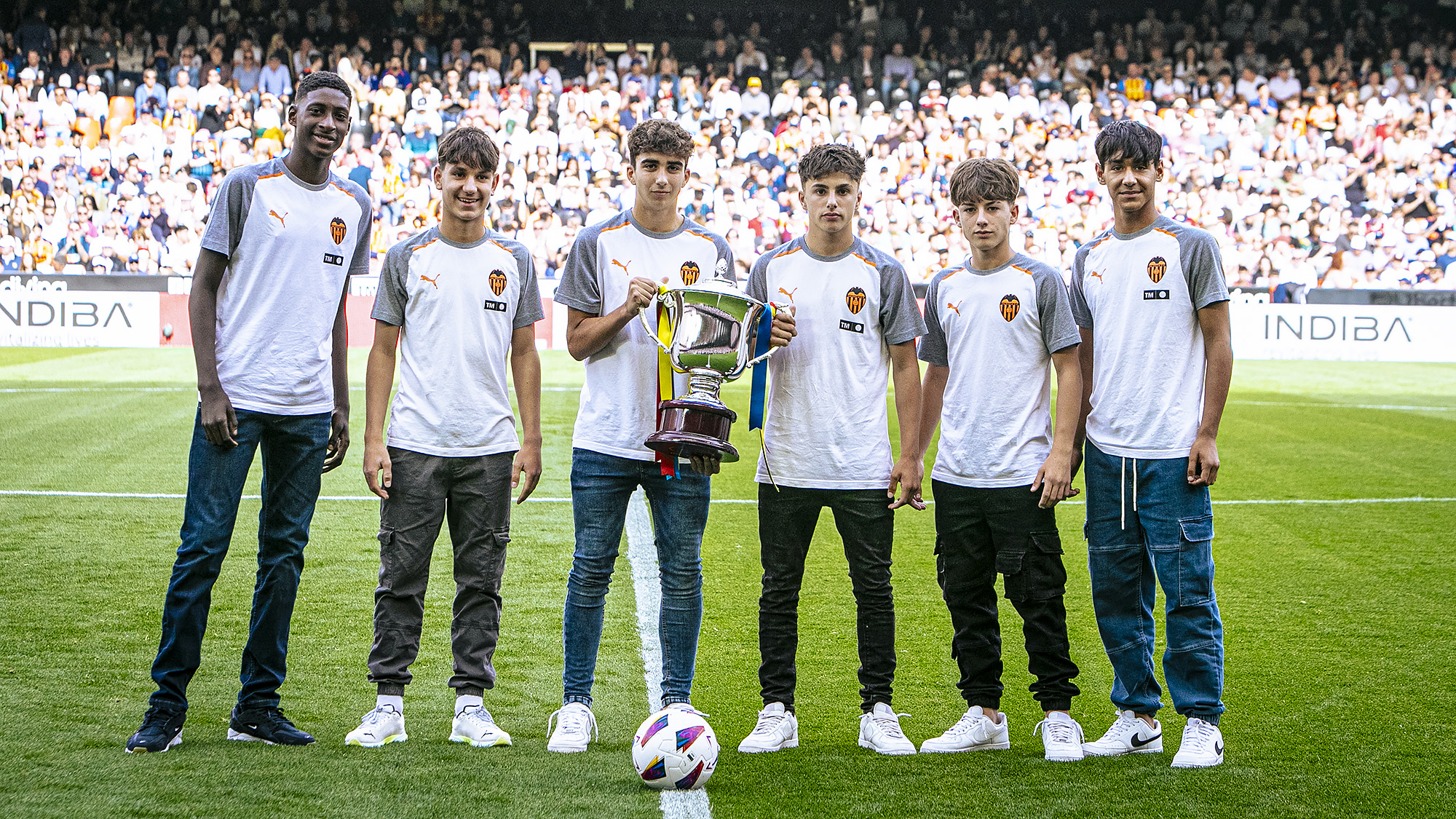This was the recognition of Mestalla to the Spanish U-14 Champions