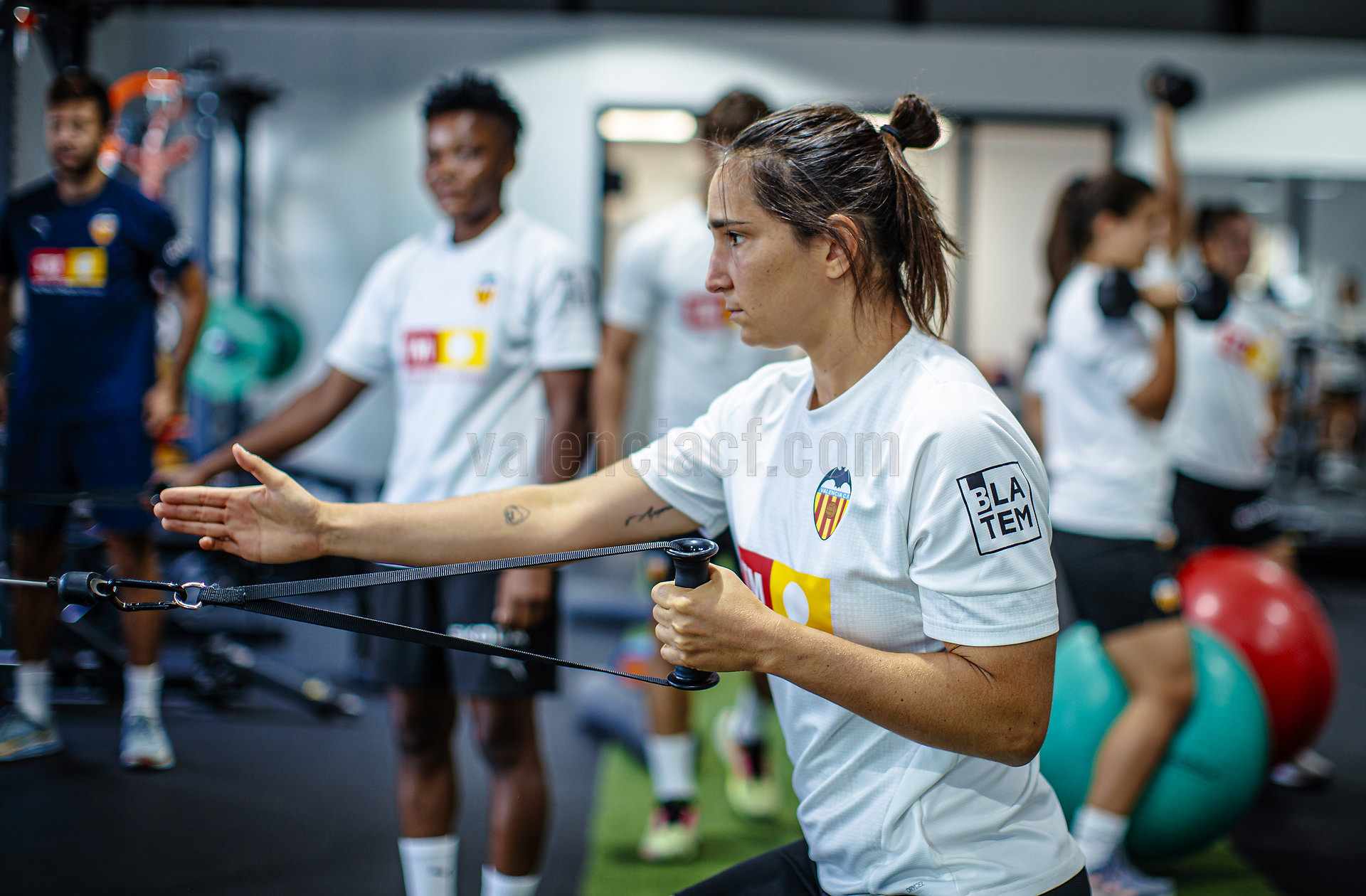 IMÁGENES DEL ENTRENAMIENTO DEL VALENCIA CF FEMENINO EN GIMNASIO (24/10 ...