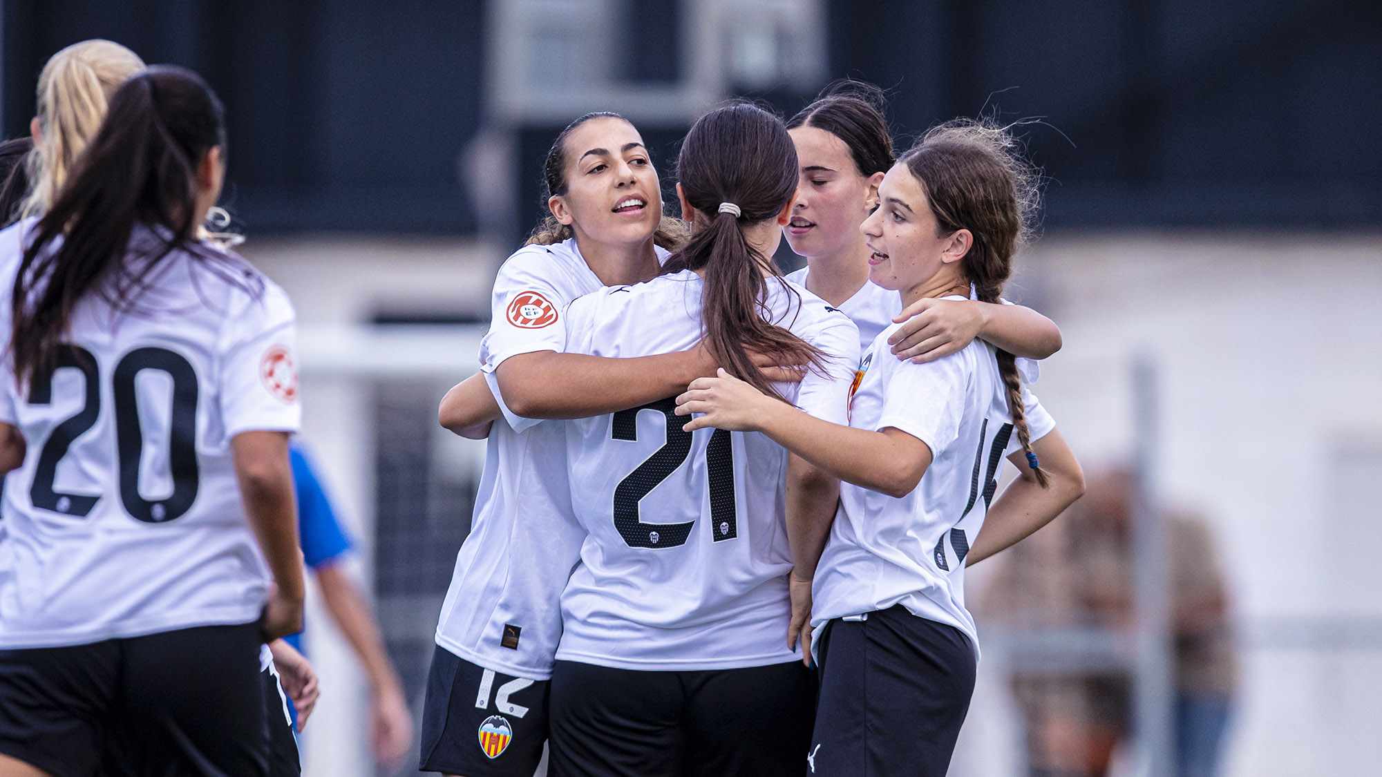 El VCF Femenino B llega al parón con pleno de victorias - Valencia CF
