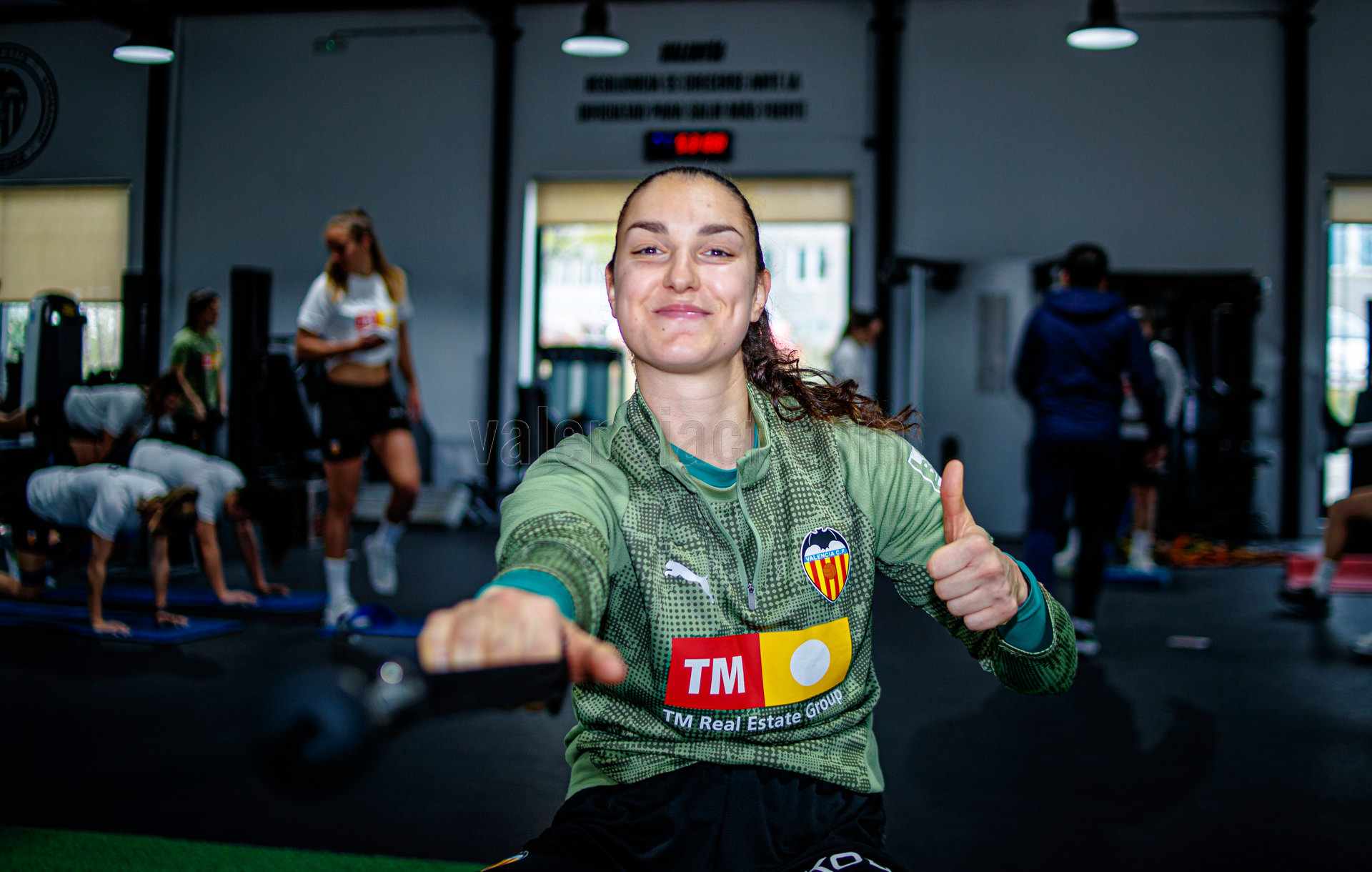 IMÁGENES DEL ENTRENAMIENTO DEL VALENCIA CF FEMENINO EN GIMNASIO (11/02 ...